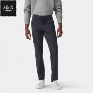 Pantalone mmx jogger blu slim fit in jersey