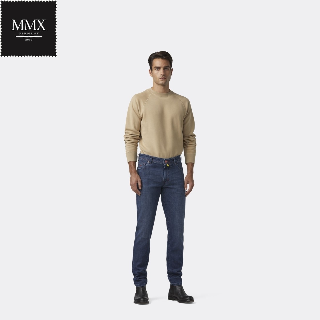 Jeans Uomo Stone Washed MMX Cotone Fairtrade Abbigliamento Uomo Online