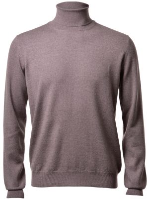 Dolcevita ciclista gran sasso nocciola slim fit lana merinos