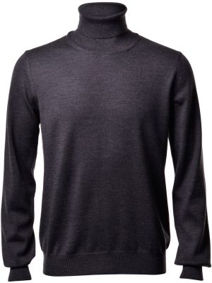 Dolcevita ciclista gran sasso grigio antracite slim fit lana merinos