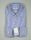 Camicia in cotone ingram a righe azzurro slim fit