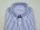 Striped shirt blue ingram button down collar with pocket