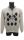 Zegna baruffa merino wool diamond zip-up sweater