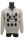 Zegna baruffa merino wool diamond zip-up sweater