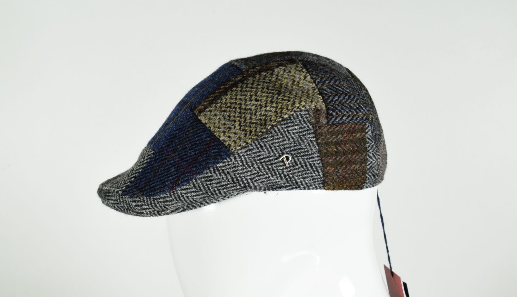 Berretto uomo Panizza® fantasia patchwork - Abbigliamento maschile Made in Italy