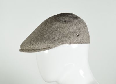 Pany dove grey cap in shetland wool