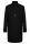 Hull neck digel coat in modern fit wool blend