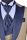 Tuxedo with beige spearhead chest baggi slim fit with vest and plastron