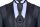 Tuxedo with black spearhead chest baggi slim fit with vest and plastron