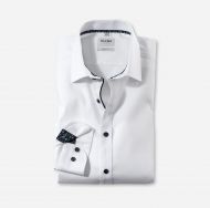 White olymp shirt stretch cotton slim fit