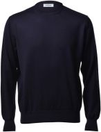 Paricollo blu scuro regular fit gran sasso in lana merinos 
