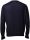 Regular fit gran sasso dark blue collar knit in merino wool 