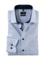 Olymp shirt light blue modern fit in organic cotton