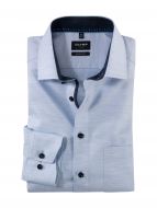 Camicia olymp celeste modern fit in cotone bio