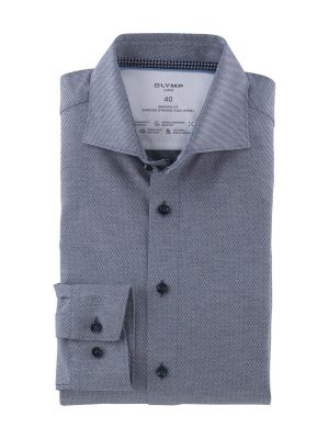 Camicia azzurra olymp in jersey modern fit