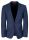 Abito bluette slim fit con gilet roy robson lana stretch