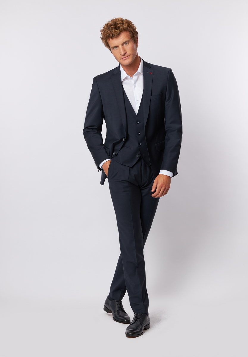 Abito blu deals camicia azzurra