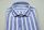 Camicia  a righe azzurro in puro lino ingram slim fit