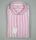 Camicia a righe rosa in puro lino ingram slim fit