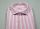 Pink striped shirt in pure linen ingram slim fit