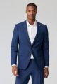 Navy blue roy robson extra slim fit dress in bi-stretch wool