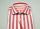 Camicia pancaldi slim fit a righe rosse larghe cotone stretch