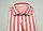 Slim fit red striped wide pancaldi shirt stretch cotton