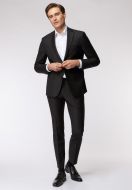 Abito nero roy robson in lana cerruti stretch drop sei regular fit