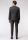 Dark gray roy robson dress in wool cerruti stretch drop sei regular fit