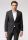 Dark gray roy robson dress in wool cerruti stretch drop sei regular fit