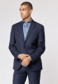 Navy blue dress roy robson wool cerruti drop four short