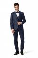 Abito elegante digel blu marine con panciotto drop sei modern fit