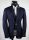 Blue marine blue blazer jacket unlined drop four short 