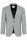 Light grey slim fit digel dress bi-stretch wool blend