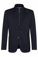 Short blue jersey drop quattro digel jacket with detachable harness