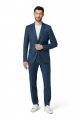 Abito bluette slim fit digel lana stretch zignone 