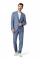 Abito azzurro chiaro digel lana stretch drop sei modern fit