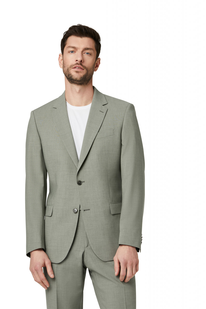 Abito classico uomo Verde chiaro drop quattro comfort fit Completi e Giacche Taglie Forti Oversize