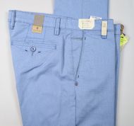 Sea barrier trousers light blue stretch honeycomb cotton