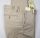 Beige modern fit sea barrier trousers in stretch cotton