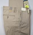 Beige modern fit sea barrier trousers in stretch cotton