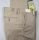 Beige modern fit sea barrier trousers in stretch cotton
