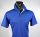 Blue polo shirt in modern fit Scottish thread