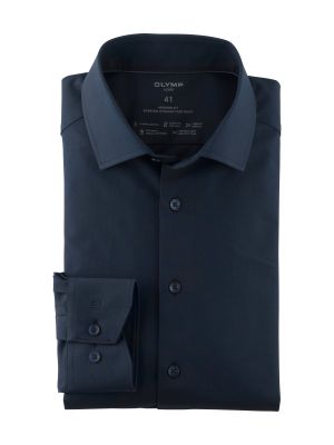 Camicia blu olymp dynamic flex modern fit