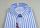 Light blue striped shirt pancaldi regular fit button down collar