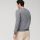 Medium grey v-neck pullover olymp regular fit