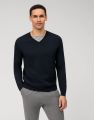 Pullover scollo a v blu olymp regular fit