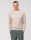 Beige v-neck pullover olymp regular fit