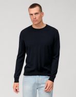 Olymp crewneck blue merino wool regular fit 