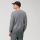 Round neck olymp medium grey merino wool regular fit